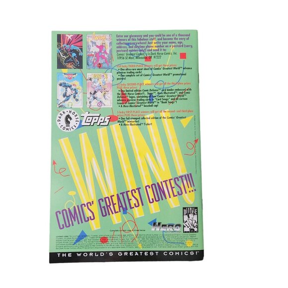 Dark Horse Monster Week 4 1993 Comic Book Collector Bagged Boarded - Picture 2 of 2